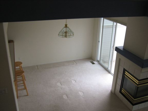 Dining Room with fireplace