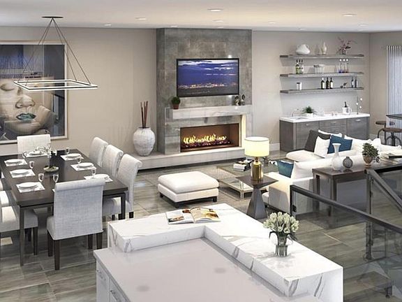 Rendering. Not actual home.