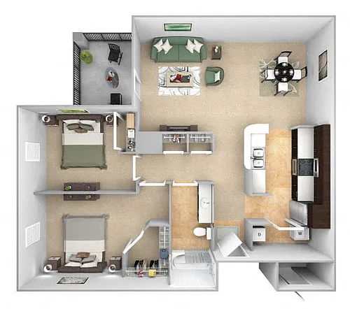 Floor plan B1