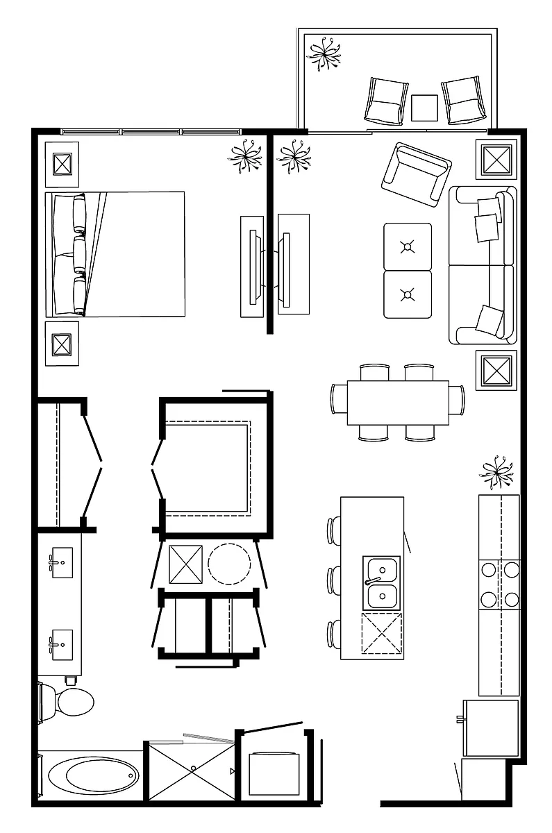 Floor plan D