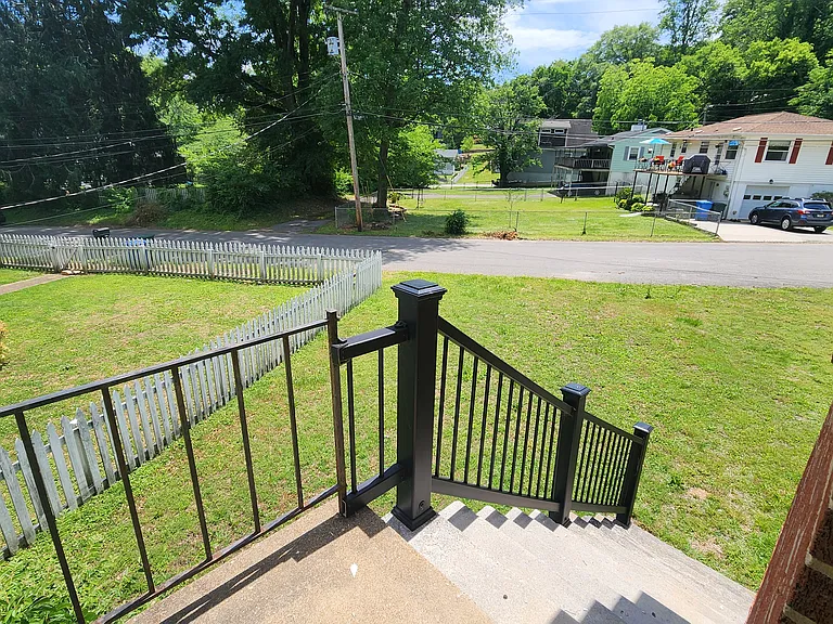 back door staircase to garage.