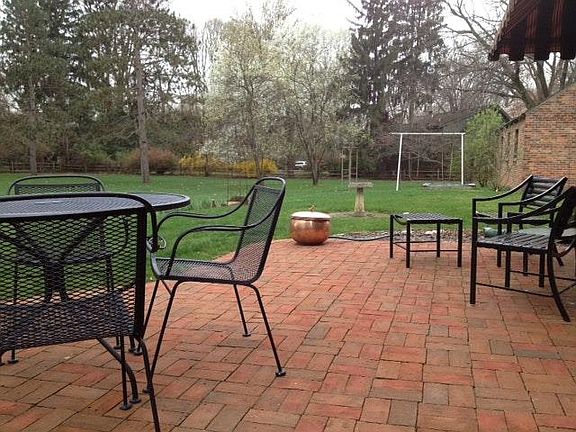 Private patio