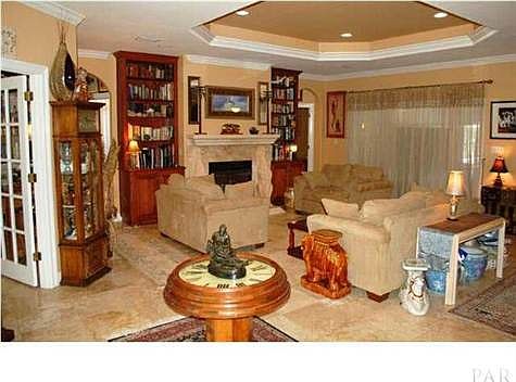 View of Formal Living Room from the Foyer featurin