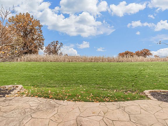 Stamped concrete patio