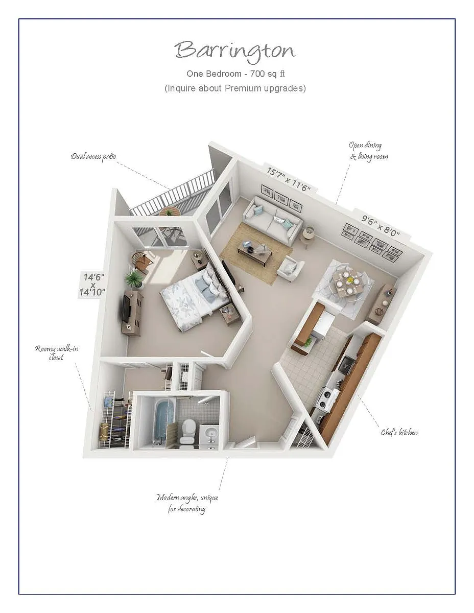 Floor plan Barrington