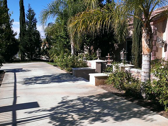 Front driveway