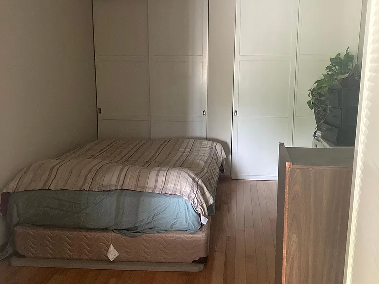 Guest bedroom + closet space. Can be made into office space if necessary. Also comes with blackout curtain