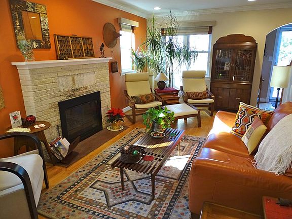 Living room looking toward front entrance