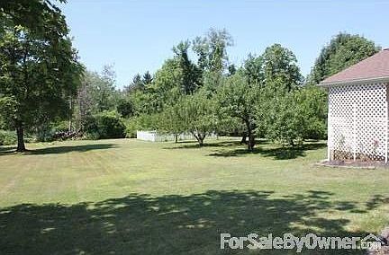 Secluded backyard