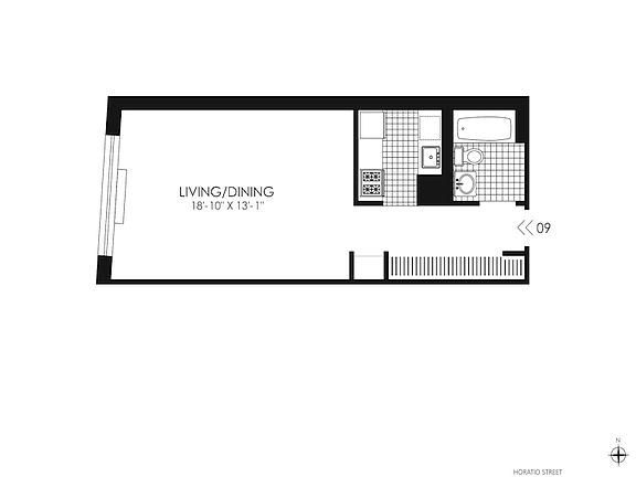 2nd image of 110 Horatio St APT 309
