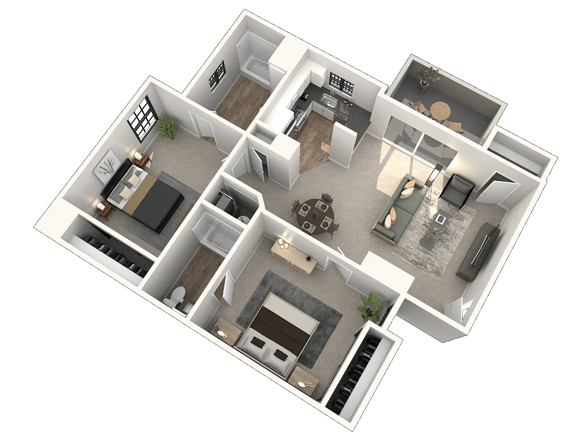 Floor plan B2