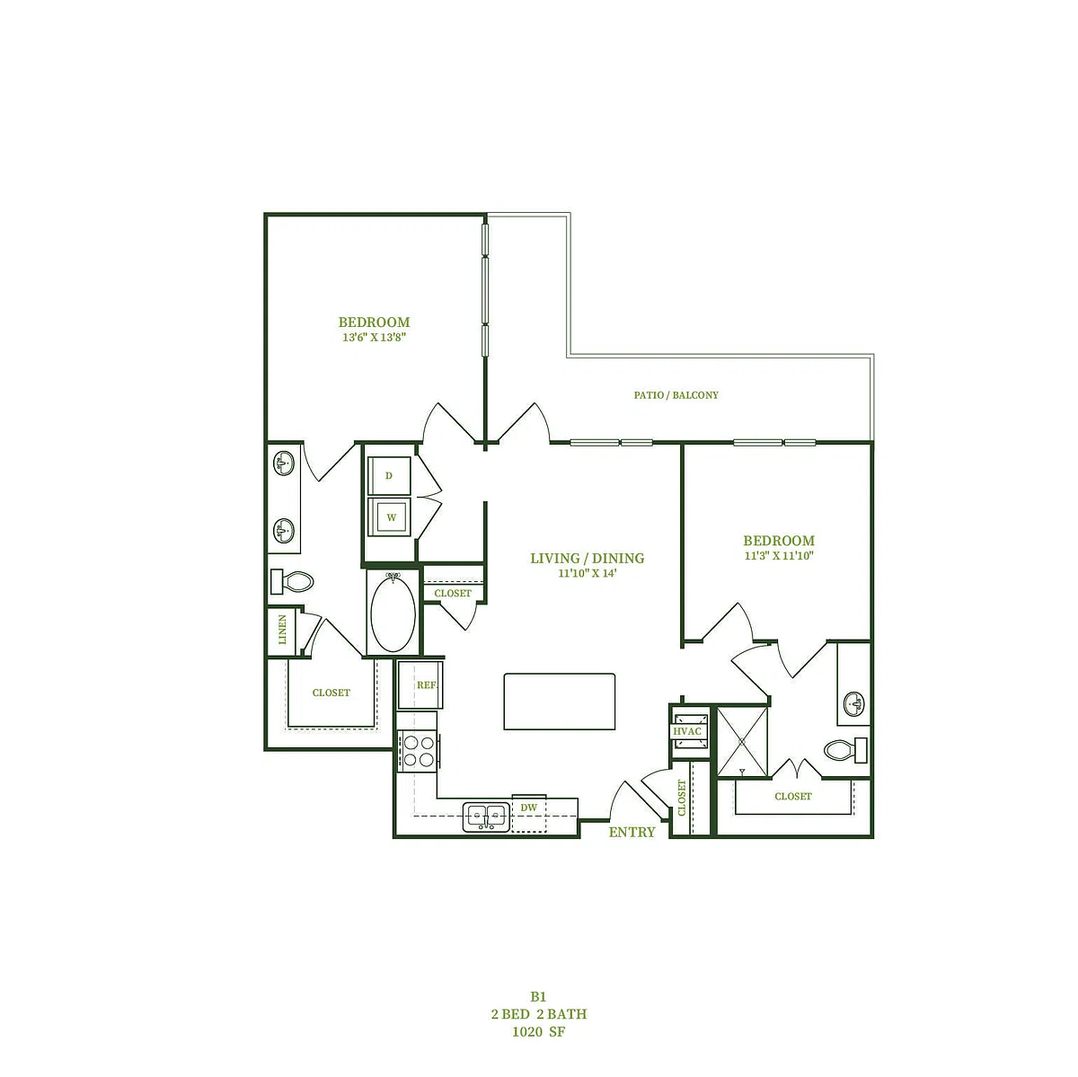 Floor plan B1
