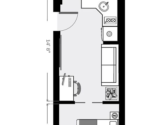 2nd image of 308 W 21st St #2A
