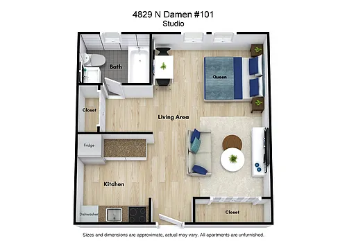 Floor plan Studio