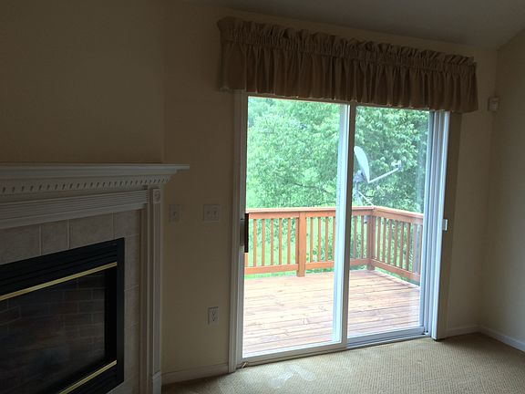 Deck overlooks wetlands