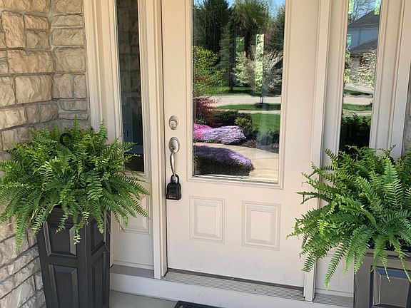 close up front door