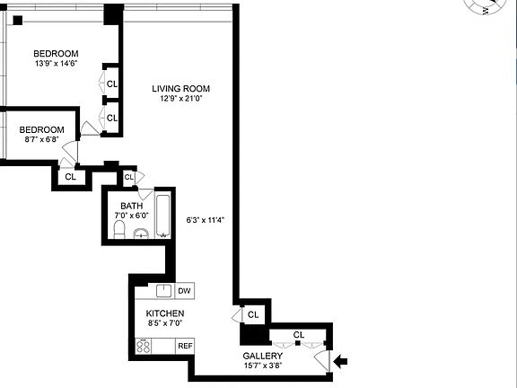 2nd image of 130 Water St APT 9K