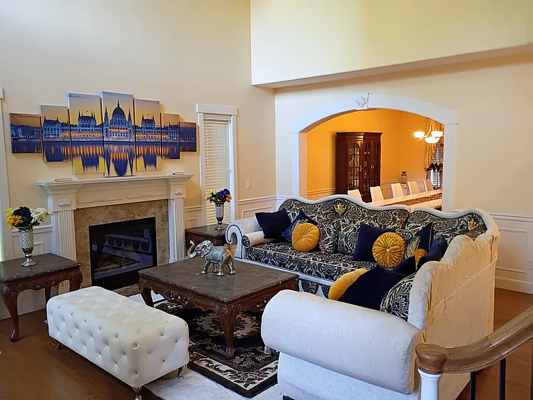 Grand living room.