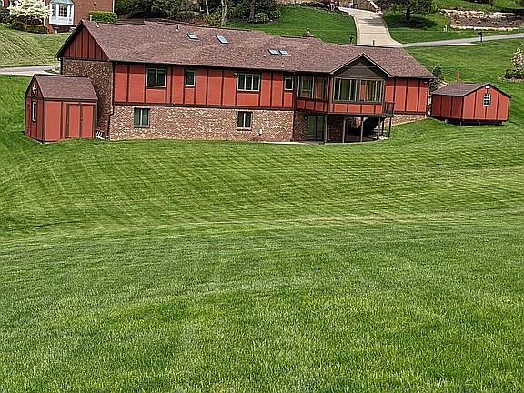 Top of property toward house