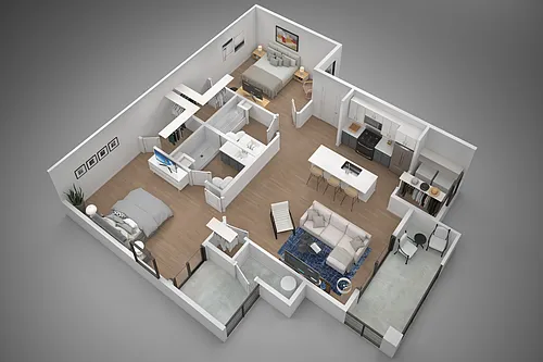 Floor plan B1