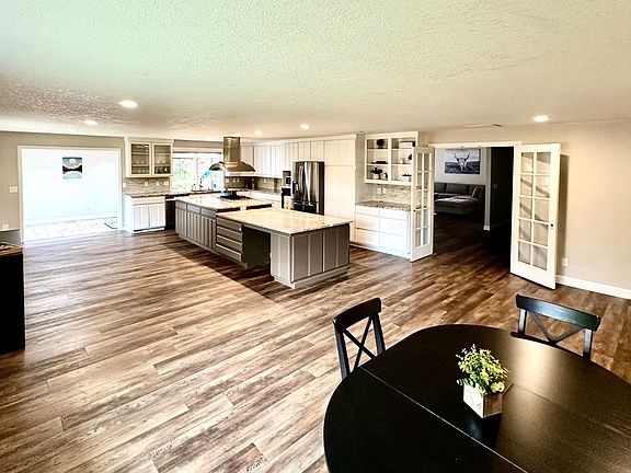 Kitchen and additional dining room or sitting area