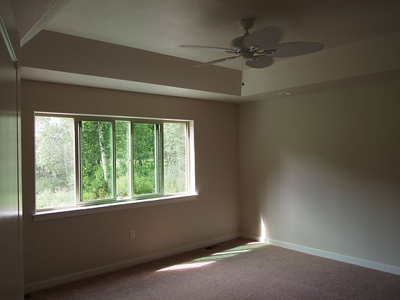 Master bedroom facing creek