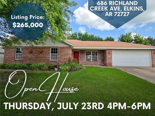 686 Richland Creek Ave, Elkins, AR 72727