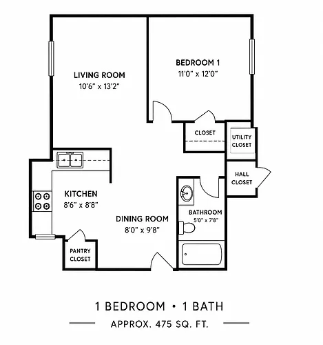 Floor plan I B 1B