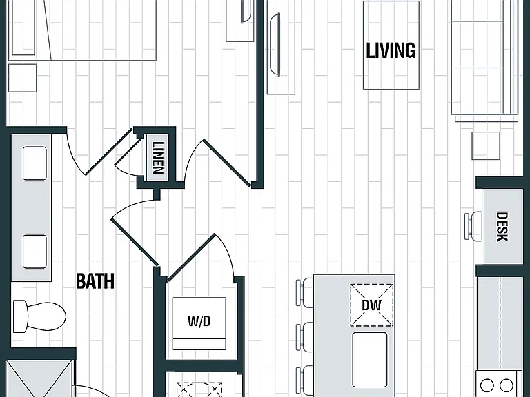 A2: 1bed 1bath A2: 1bed 1bath