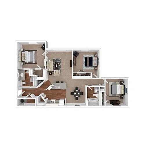 Floor plan 3 Bedroom