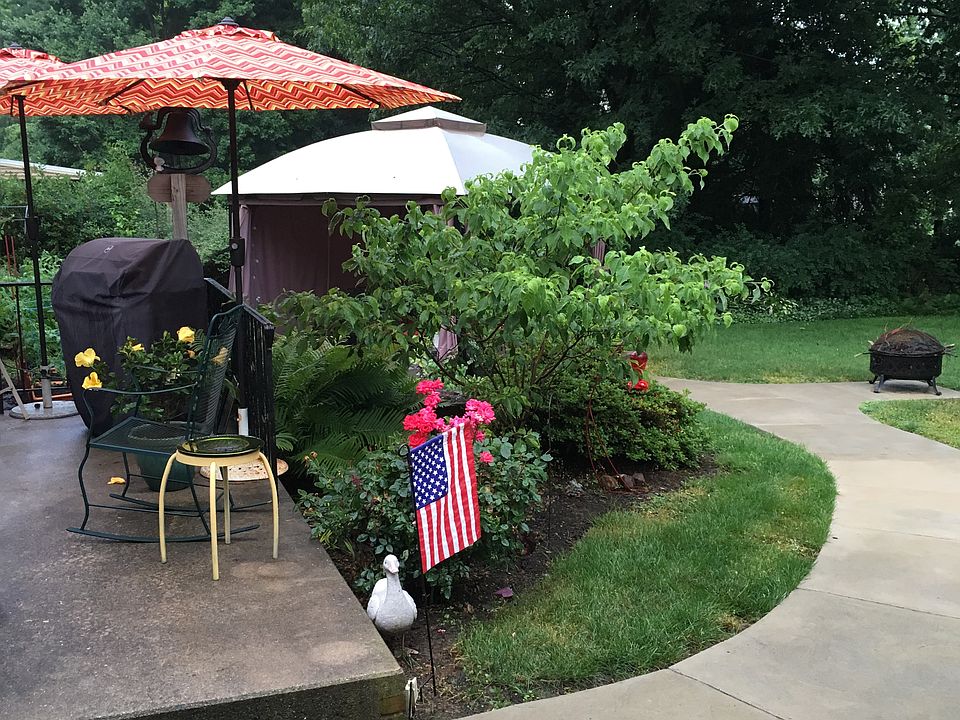 Back yard and patio 