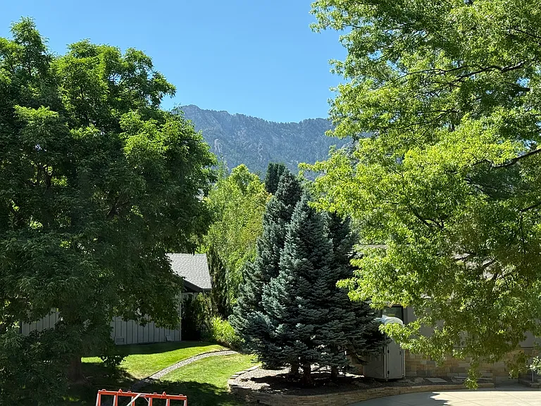 View from upstairs master bedroom.