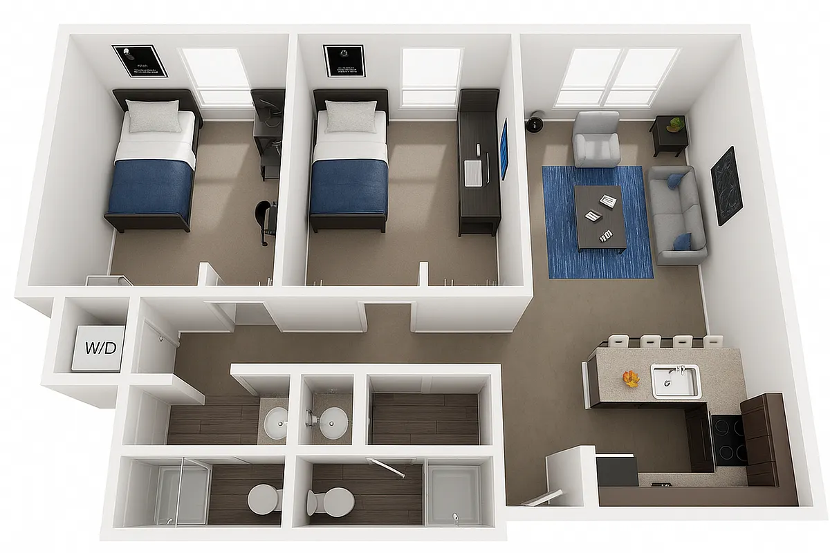 Floor plan 516s2x2B