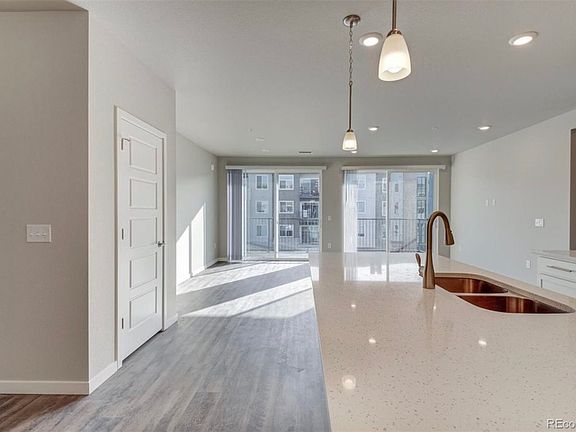 Livingroom with full length sliding glass doors
