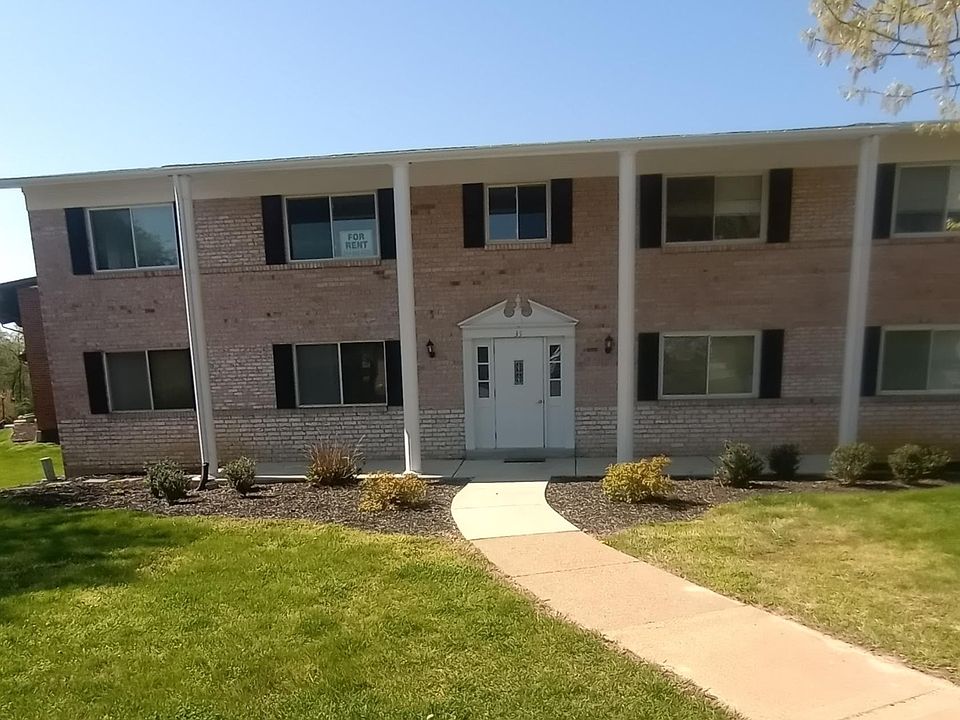 Front of building, unit is on the second floor on the left side.