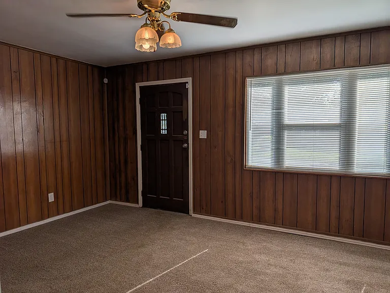 living room - front door