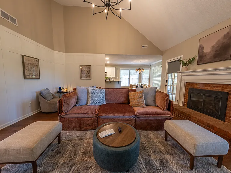 Living Room with Smart TV