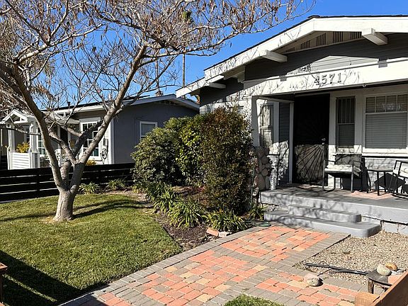 Another View of the Front Yard and front door Patio
