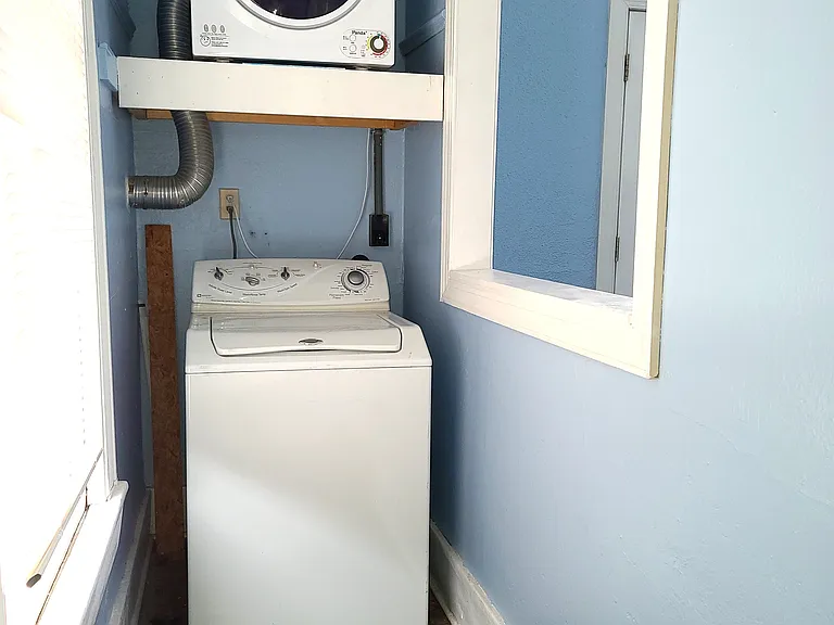 Laundry nook includes NEW washer & Dryer.