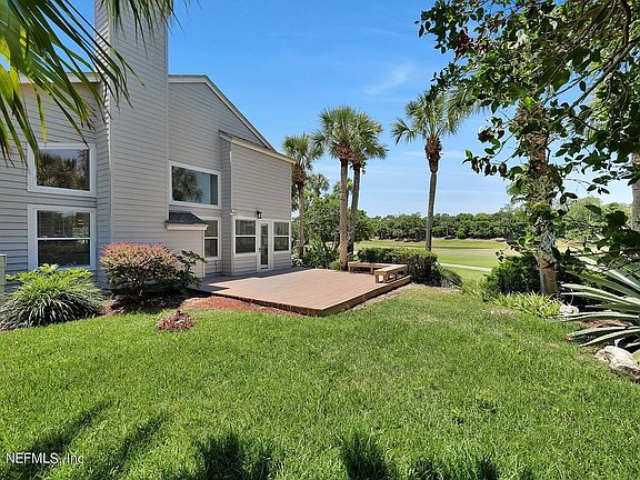 Back yard overlooking golf course