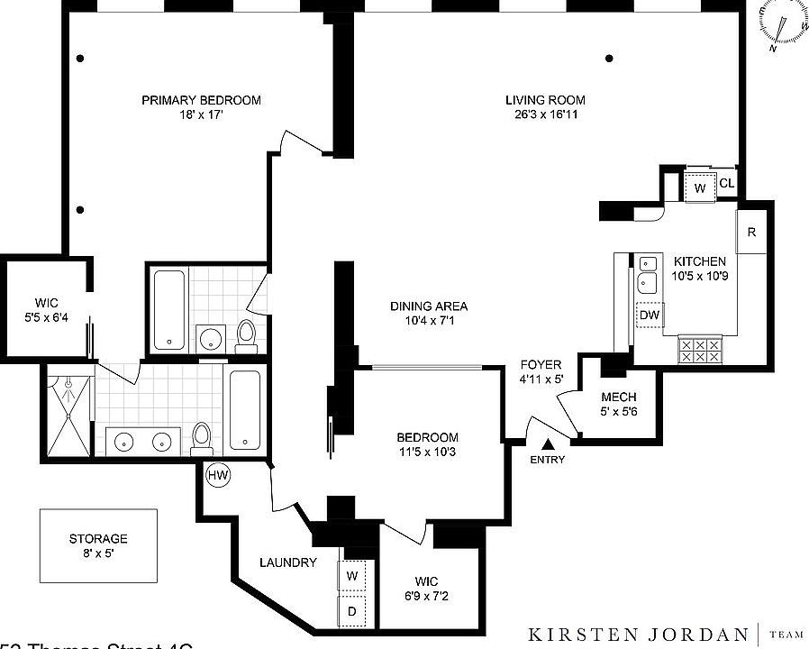 1st image of 52 Thomas St APT 4C