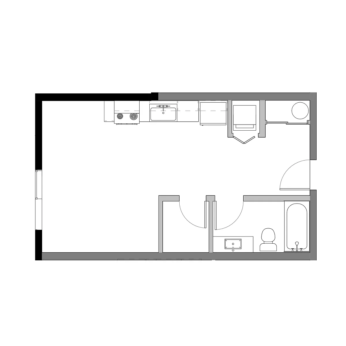 Floor plan The Fluorescent