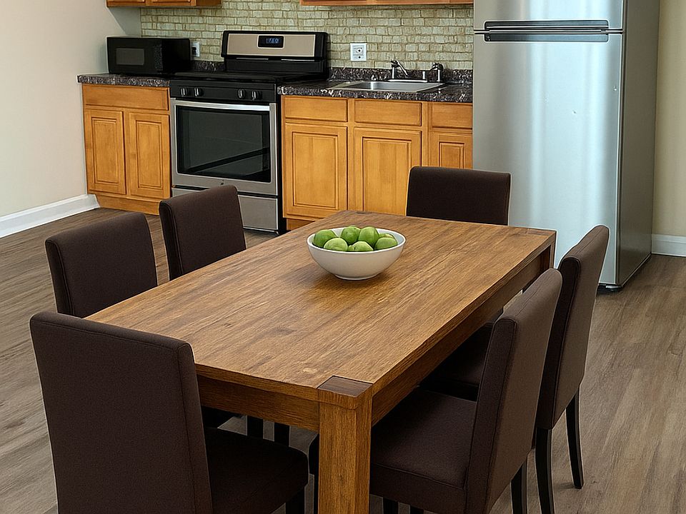 kitchen and dining room