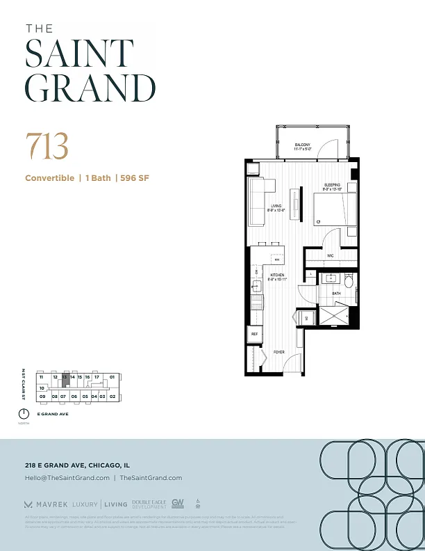 Floor plan 713
