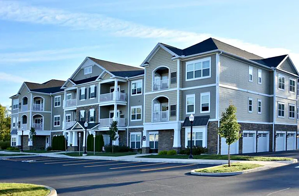 Apartment Building, 3 Floors with Elevator. Private 1-car Apartment Garages Optional per Availability