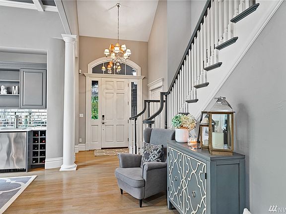 With a minimum of 10-ft ceilings on the main floor, 7 skylights and oversized windows.