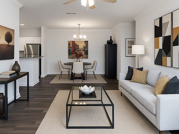 BLU Living Room with Dining Area