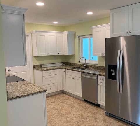 Granite countertops,