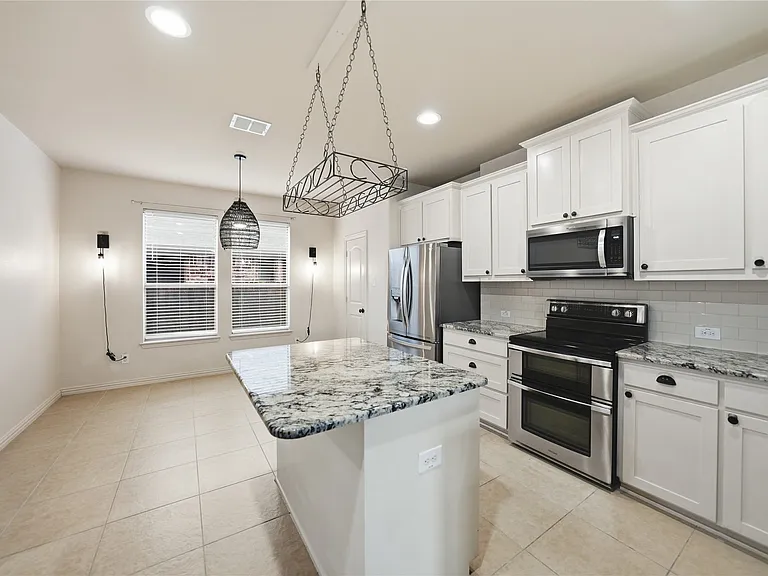 with built in wine rack and wine refrigerator