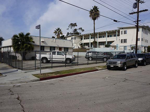 South East side of buildings